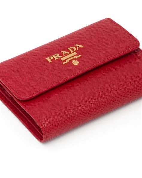 cartera prada roja|Cartera De Piel Rojo Motor Encendido .